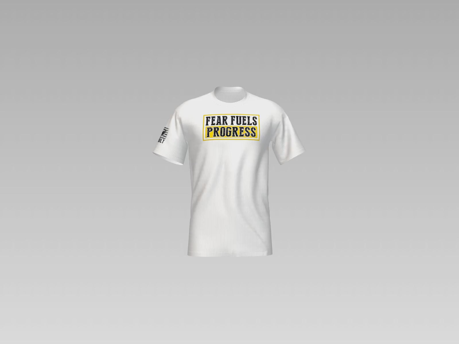 "Fear and Progress Shirt – Overcome and Achieve